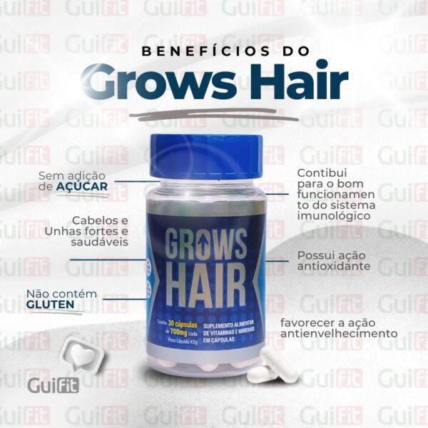 Grows Hair Masculino - GuiFit - Imagem 2