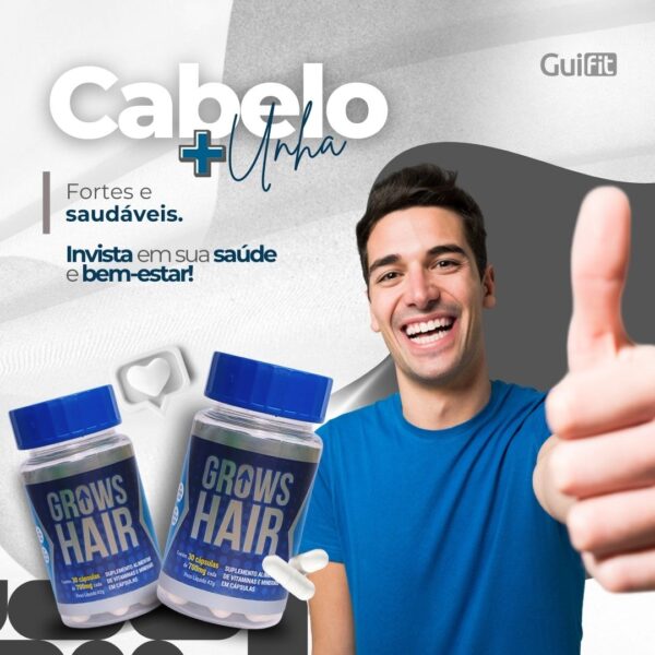 Grows Hair Masculino - GuiFit