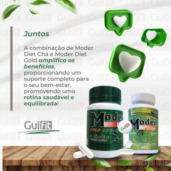 Moder Diet Chá + Moder Diet Gold - Imagem 3